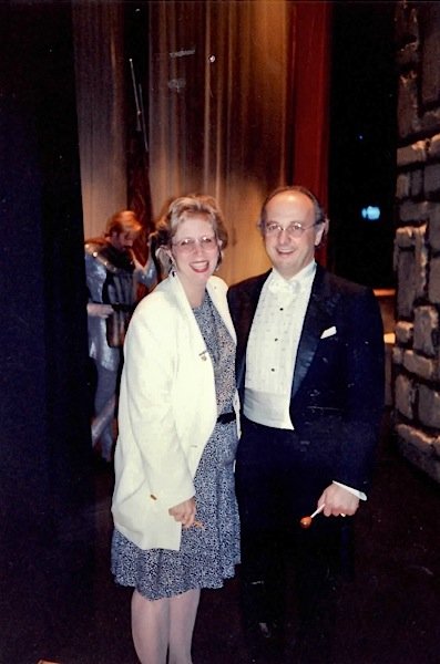 Susan S. Ashbaker and Conductor Maurizio Barbacini